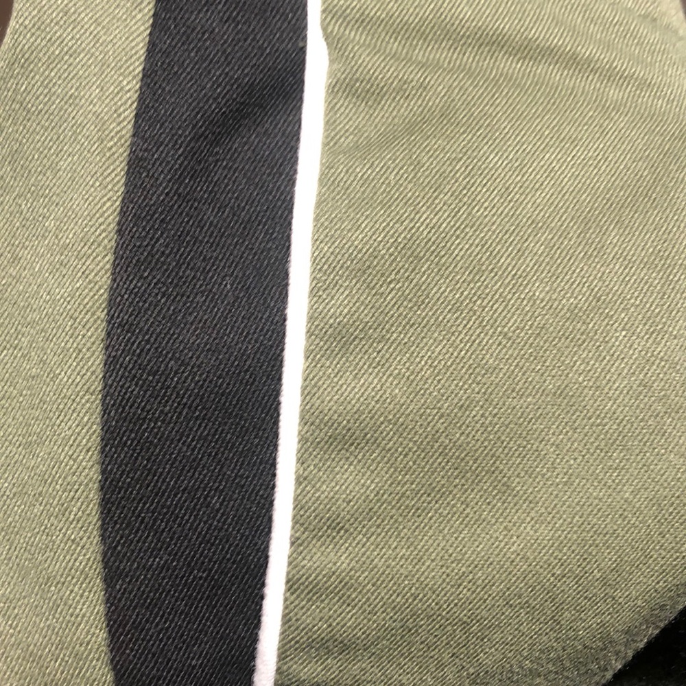 Zara - Pants With Side Stripes - Green Bnw View 5